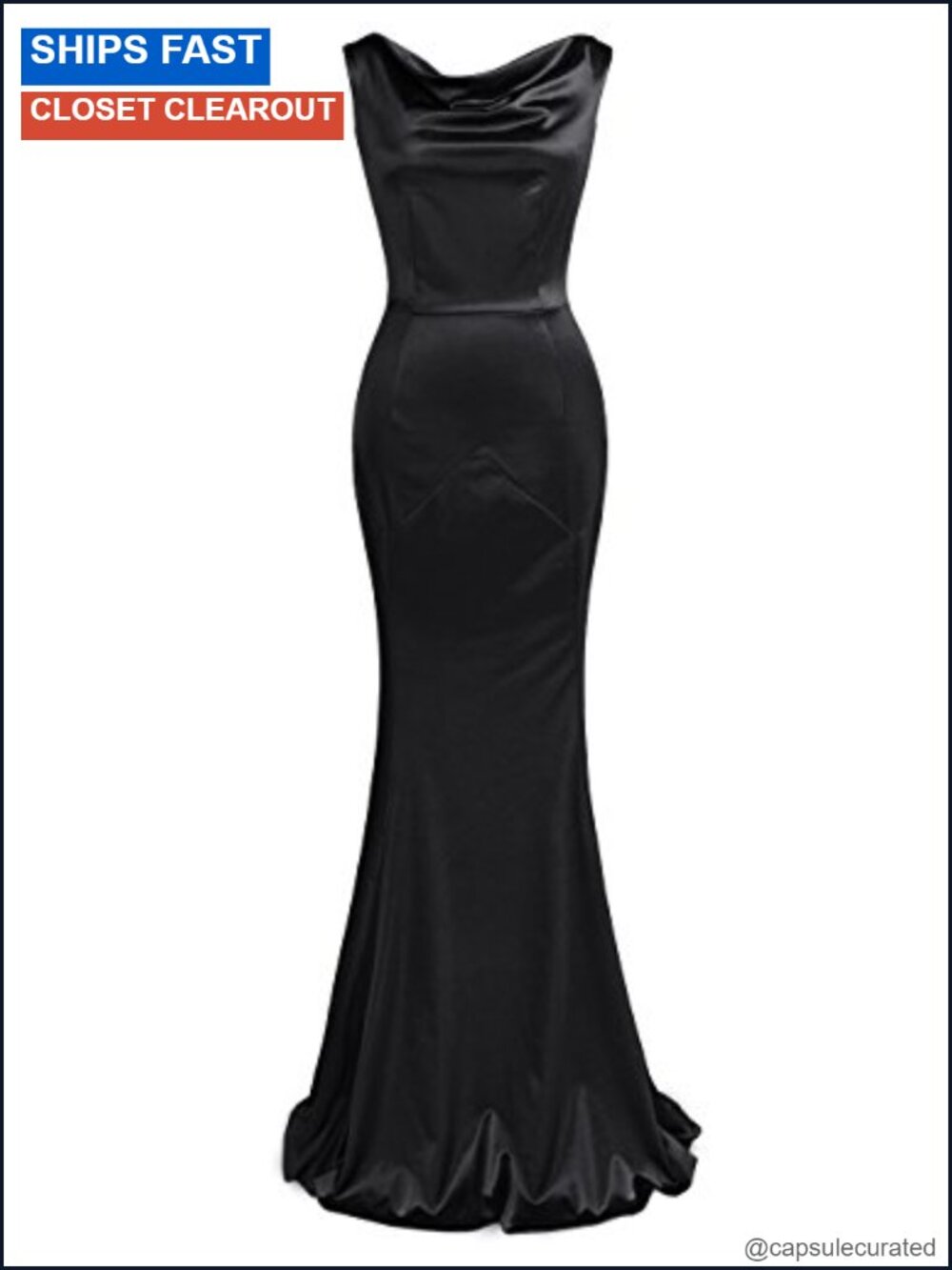 Mermaid Sleeveless Formal Evening Dress Polyester Spandex